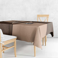 Cowcat Tablecloth Cowboy Cat Meowdy Retro Western Yoke Brown - Wonder Print Shop