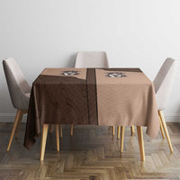 Cowcat Tablecloth Cowboy Cat Meowdy Retro Western Yoke Brown - Wonder Print Shop