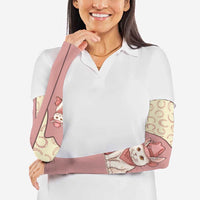 Cowcat Arm Sleeves Cowboy Cat Meowdy Retro Western Yoke Pink - Wonder Print Shop