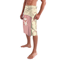 Cowcat Lavalava Cowboy Cat Meowdy Retro Western Yoke Pink - Wonder Print Shop