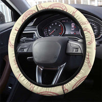Cowcat Steering Wheel Cover Cowboy Cat Meowdy Retro Western Yoke Pink - Wonder Print Shop