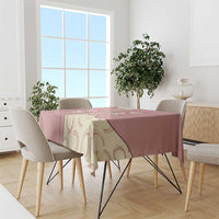Cowcat Tablecloth Cowboy Cat Meowdy Retro Western Yoke Pink - Wonder Print Shop