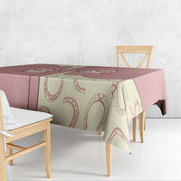 Cowcat Tablecloth Cowboy Cat Meowdy Retro Western Yoke Pink - Wonder Print Shop
