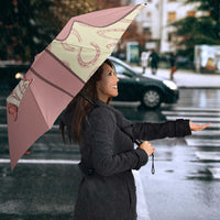 Cowcat Umbrella Cowboy Cat Meowdy Retro Western Yoke Pink - Wonder Print Shop