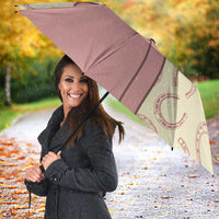 Cowcat Umbrella Cowboy Cat Meowdy Retro Western Yoke Pink - Wonder Print Shop