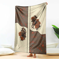 Cowgirl Blanket Rose Retro Western Yoke - Wonder Print Shop