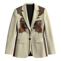 Cowgirl Blazer Rose Retro Western Yoke - Wonder Print Shop