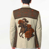Cowgirl Blazer Rose Retro Western Yoke - Wonder Print Shop