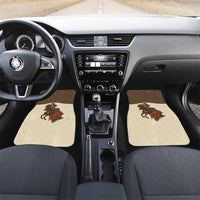 Cowgirl Car Mats Rose Retro Western Yoke - Wonder Print Shop