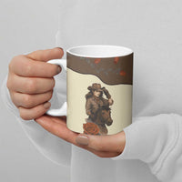 Cowgirl Ceramic Mug Rose Retro Western Yoke - Wonder Print Shop