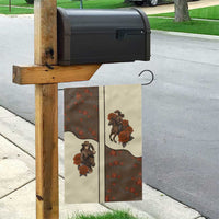 Cowgirl Garden Flag Rose Retro Western Yoke - Wonder Print Shop