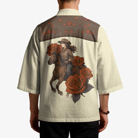 Cowgirl Kimono Rose Retro Western Yoke - Wonder Print Shop