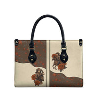 Cowgirl Leather Bag Rose Retro Western Yoke - Wonder Print Shop