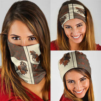 Cowgirl Neck Gaiter Rose Retro Western Yoke - Wonder Print Shop