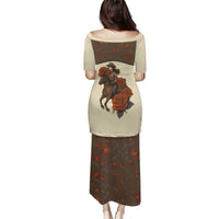 Cowgirl Puletasi Rose Retro Western Yoke - Wonder Print Shop