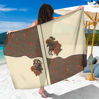 Cowgirl Sarong Rose Retro Western Yoke - Wonder Print Shop