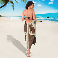 Cowgirl Sarong Rose Retro Western Yoke - Wonder Print Shop