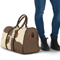 Cowgirl Travel Bag Rose Retro Western Yoke - Wonder Print Shop