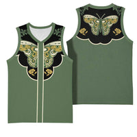 Retro Butterfly Basketball Jersey Western Yoke Style - Wonder Print Shop