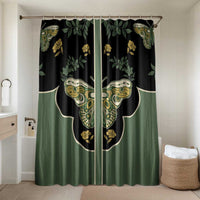 Retro Butterfly Bathroom Set Western Yoke Style - Wonder Print Shop