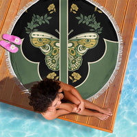 Retro Butterfly Beach Blanket Western Yoke Style - Wonder Print Shop