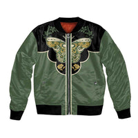 Retro Butterfly Bomber Jacket Western Yoke Style - Wonder Print Shop