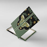 Retro Butterfly Canvas Wall Art Western Yoke Style - Wonder Print Shop