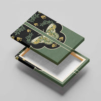 Retro Butterfly Canvas Wall Art Western Yoke Style - Wonder Print Shop