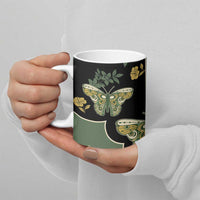 Retro Butterfly Ceramic Mug Western Yoke Style - Wonder Print Shop