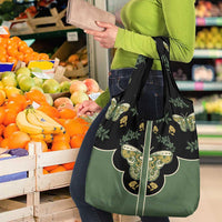 Retro Butterfly Grocery Bag Western Yoke Style - Wonder Print Shop