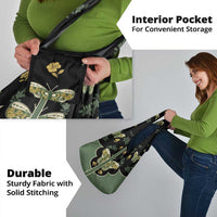 Retro Butterfly Grocery Bag Western Yoke Style - Wonder Print Shop