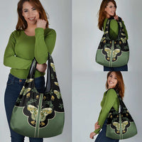 Retro Butterfly Grocery Bag Western Yoke Style - Wonder Print Shop