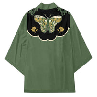 Retro Butterfly Kimono Western Yoke Style - Wonder Print Shop