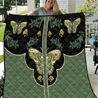 Retro Butterfly Quilt Western Yoke Style - Wonder Print Shop