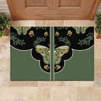 Retro Butterfly Rubber Doormat Western Yoke Style - Wonder Print Shop