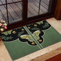 Retro Butterfly Rubber Doormat Western Yoke Style - Wonder Print Shop