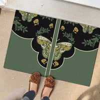 Retro Butterfly Rubber Doormat Western Yoke Style - Wonder Print Shop