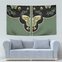 Retro Butterfly Tapestry Western Yoke Style - Wonder Print Shop