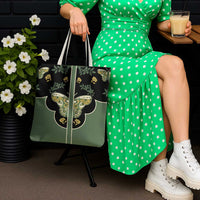 Retro Butterfly Tote Bag Western Yoke Style - Wonder Print Shop