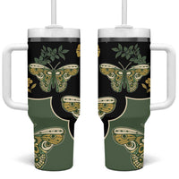 Retro Butterfly Tumbler With Handle Western Yoke Style - Wonder Print Shop