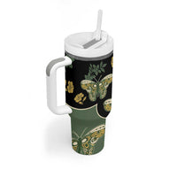 Retro Butterfly Tumbler With Handle Western Yoke Style - Wonder Print Shop