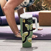 Retro Butterfly Tumbler With Handle Western Yoke Style - Wonder Print Shop