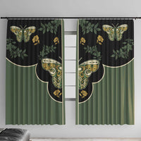 Retro Butterfly Window Curtain Western Yoke Style - Wonder Print Shop