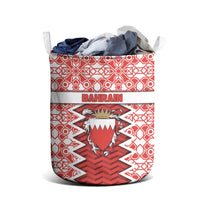 Bahrain Laundry Basket Royal Coat Of Arms And Map Islamic Pattern