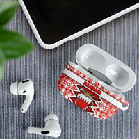 Bahrain AirPods Case Royal Coat Of Arms And Map Islamic Pattern
