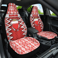 Bahrain Car Seat Cover Royal Coat Of Arms And Map Islamic Pattern