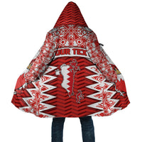 Personalized Bahrain Cloak Royal Coat Of Arms And Map Islamic Pattern