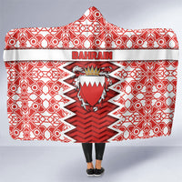 Bahrain Hooded Blanket Royal Coat Of Arms And Map Islamic Pattern