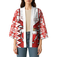 Personalized Bahrain Kimono Royal Coat Of Arms And Map Islamic Pattern