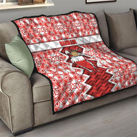 Bahrain Quilt Royal Coat Of Arms And Map Islamic Pattern
